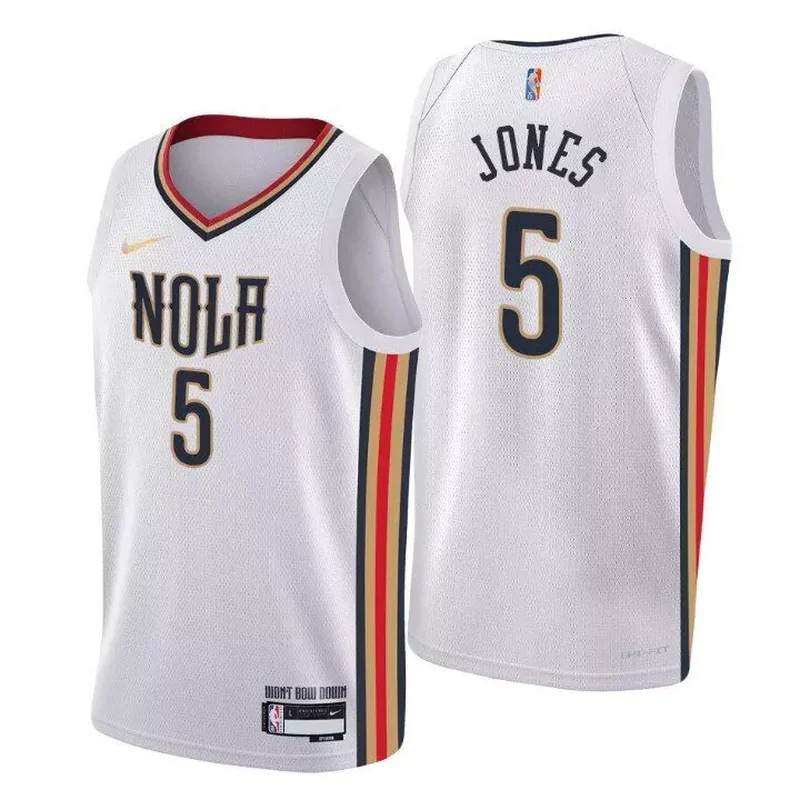 New Orleans Pelicans #15 Jose Alvarado Unisex Association Edition Navy Basketball jersey - Image 2