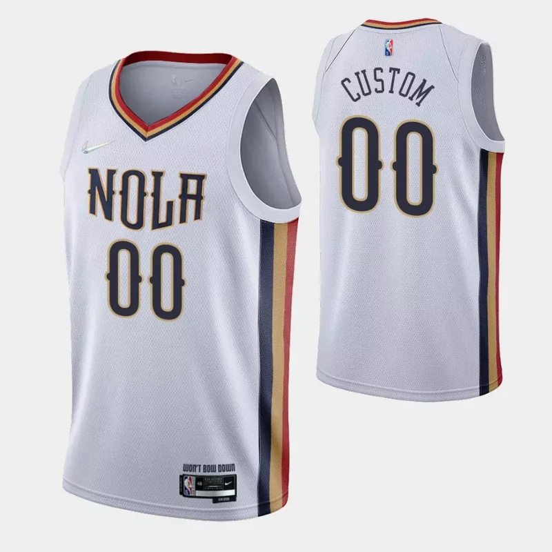 New Orleans Pelicans #17 Jonas Valanciunas 75th Anniversary City White Basketball jersey - Image 2
