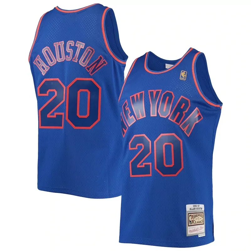 New York New York Knicks #8 Kemba Walker Basketball jersey - Image 3