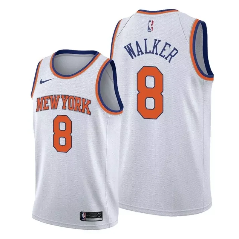 New York New York Knicks 1 Bobby Portis 2021 City Edition Basketball jersey - Image 4