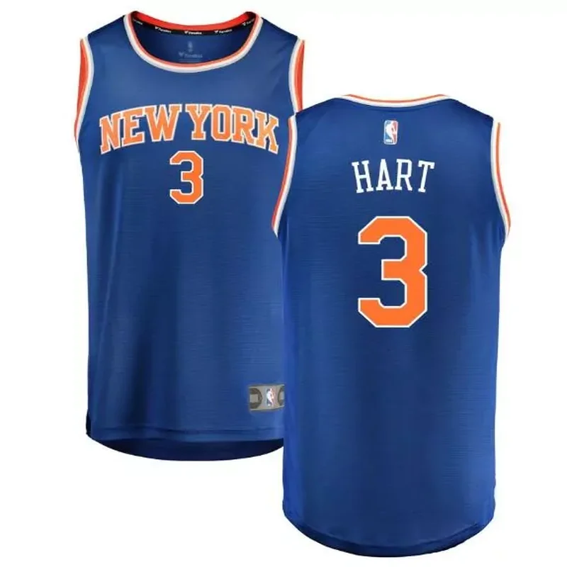 New York New York Knicks Active Player Custom Blue Icon Edition Stitched Basketball Basketball jersey