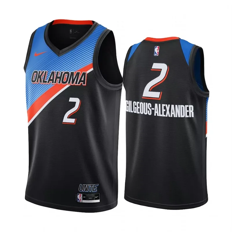 oklahoma city thunder #11 isaiah joe 2023 24 city edition swingman Basketball jersey - Image 2