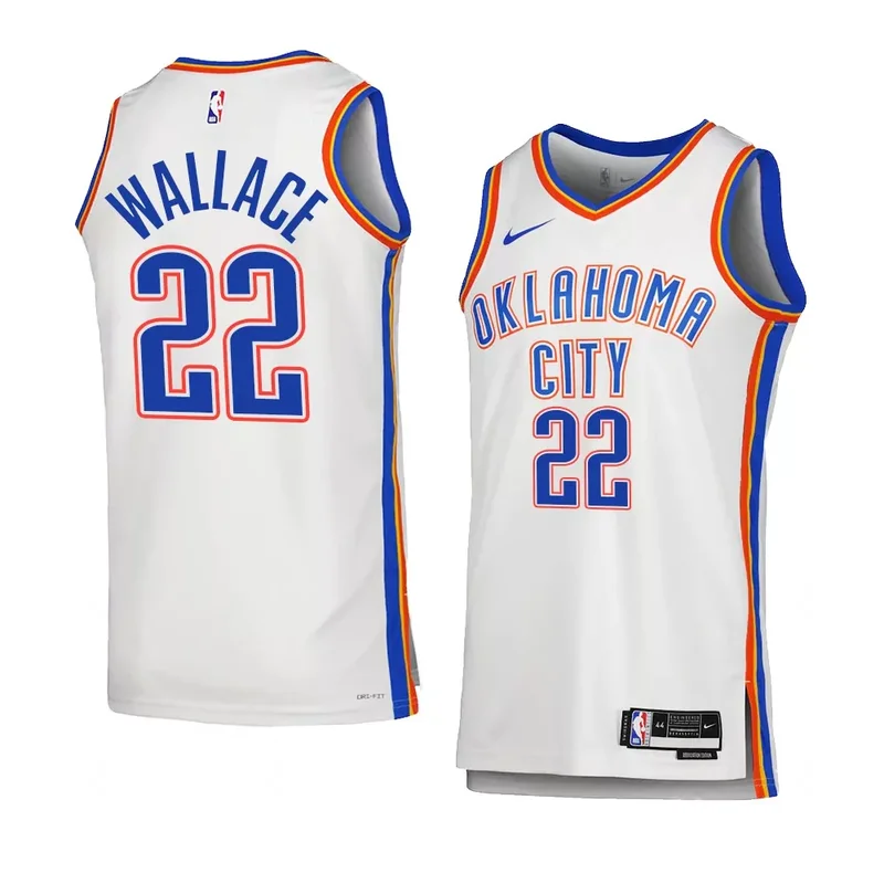Oklahoma City Thunder #23 Tre Mann 2022 City Edition 75th Anniversary Gray Basketball jersey - Image 5