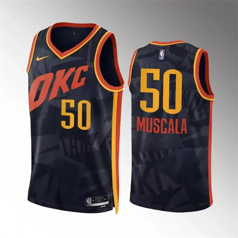 oklahoma city thunder #3 dillon jones blue 2024 draft Icon edition stitched basketball Basketball jersey - Image 2