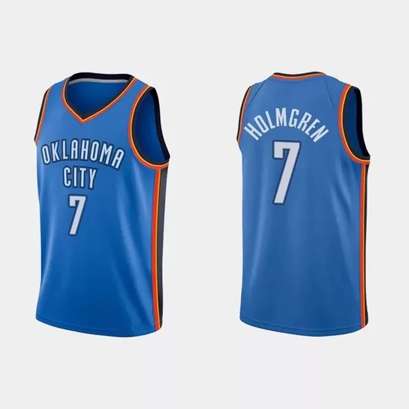 Oklahoma City Thunder #50 Mike Muscala Orange Statement Edition Men Basketball jersey - Image 5