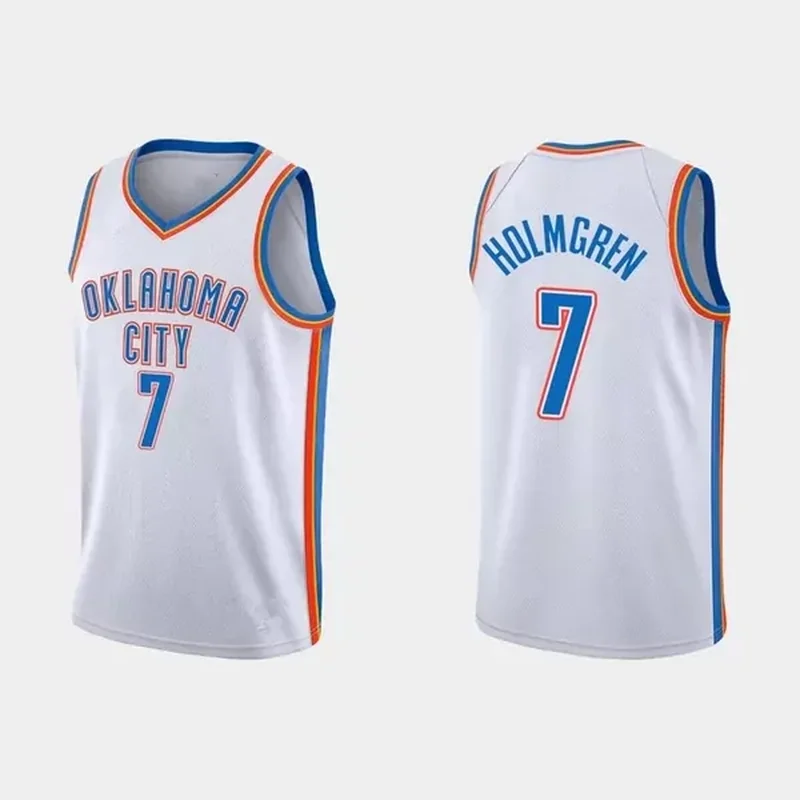 Oklahoma City Thunder #7 Chet Holmgren Basketball jersey