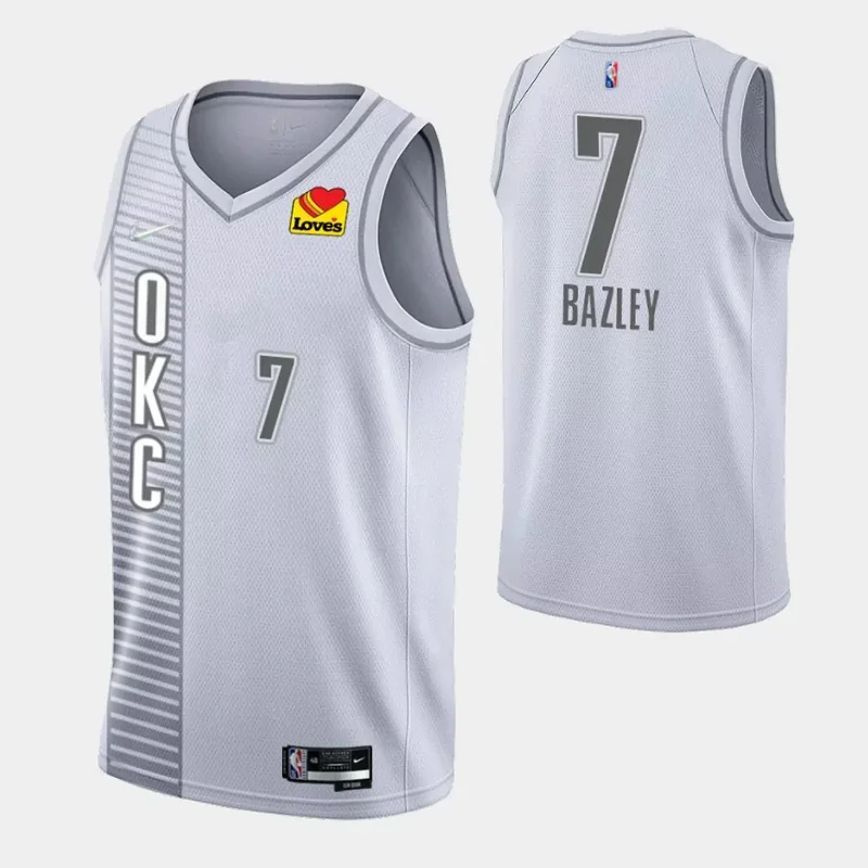 Oklahoma City Thunder#2 shai gilgeous alexander black city edition 2022 23 jersey Basketball jersey - Image 5