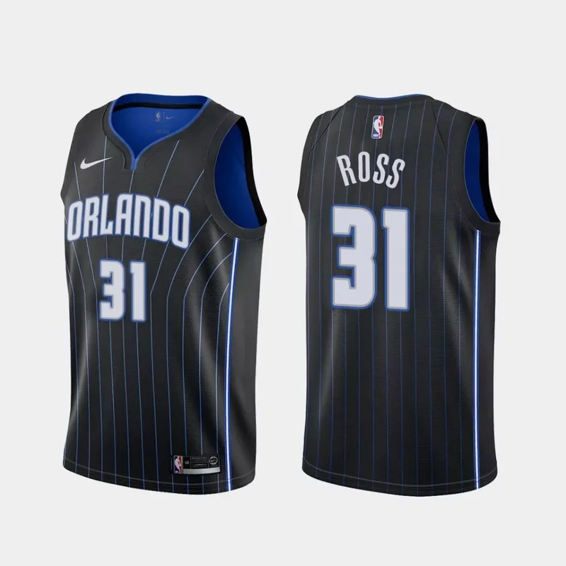 Orlando Magic #31 Terrence Ross Black Basketball jersey