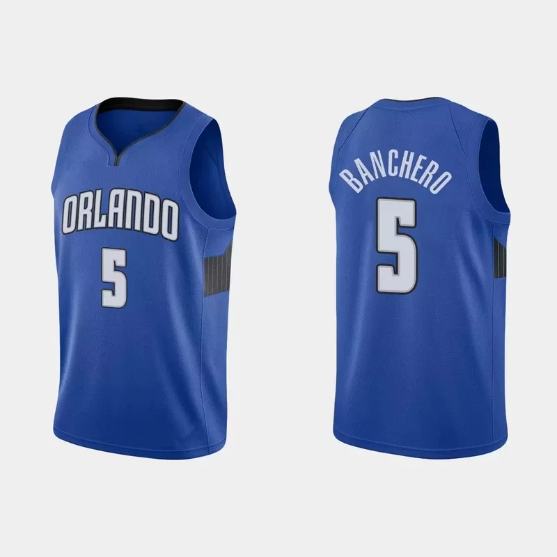 Orlando Magic 2 Al Farouq Aminu Stripe White Basketball jersey - Image 4