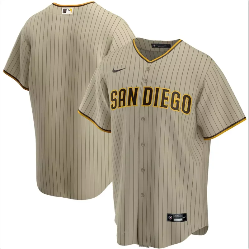 Mens White San Diego Padres Home Cooperstown Collection Team Baseball jersey - Image 2