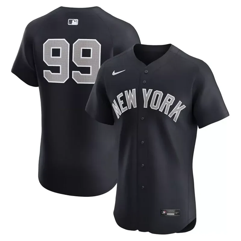 Aaron Judge New York Yankees Alternate 2 Elite Player Jersey Navy - Image 3
