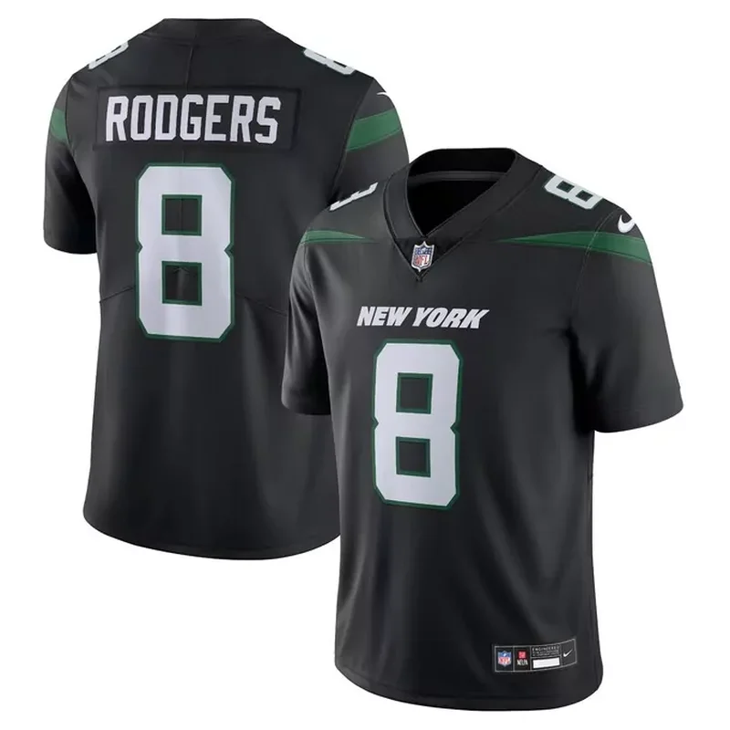 Aaron Rodgers New York Jets Vapor Fuse Jersey Legacy Green - Image 4