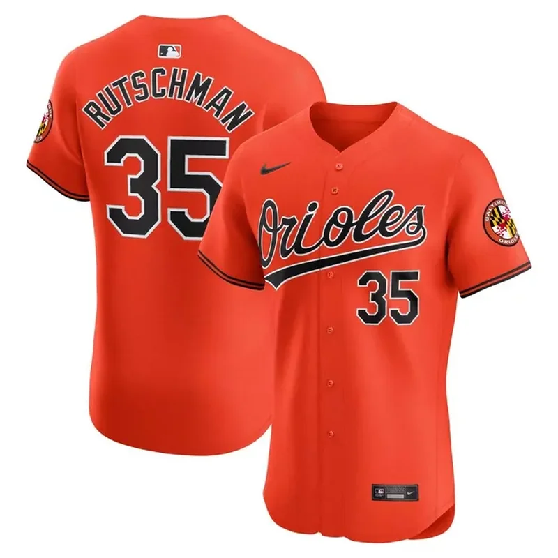 Adley Rutschman Baltimore Orioles Alternate Elite Player Jersey Orange