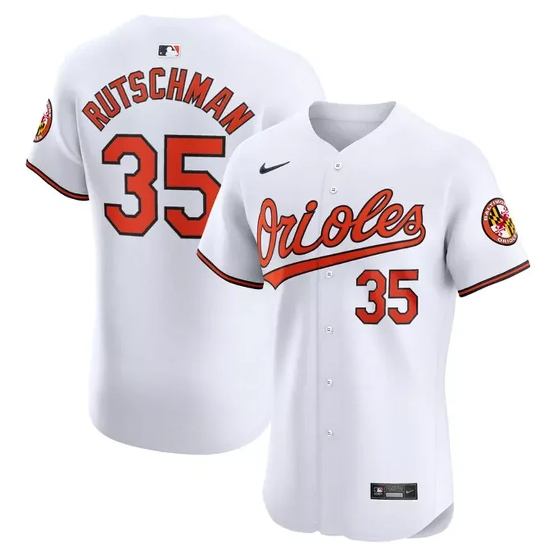 James McCann Baltimore Orioles Home Elite Player Jersey White - Image 3