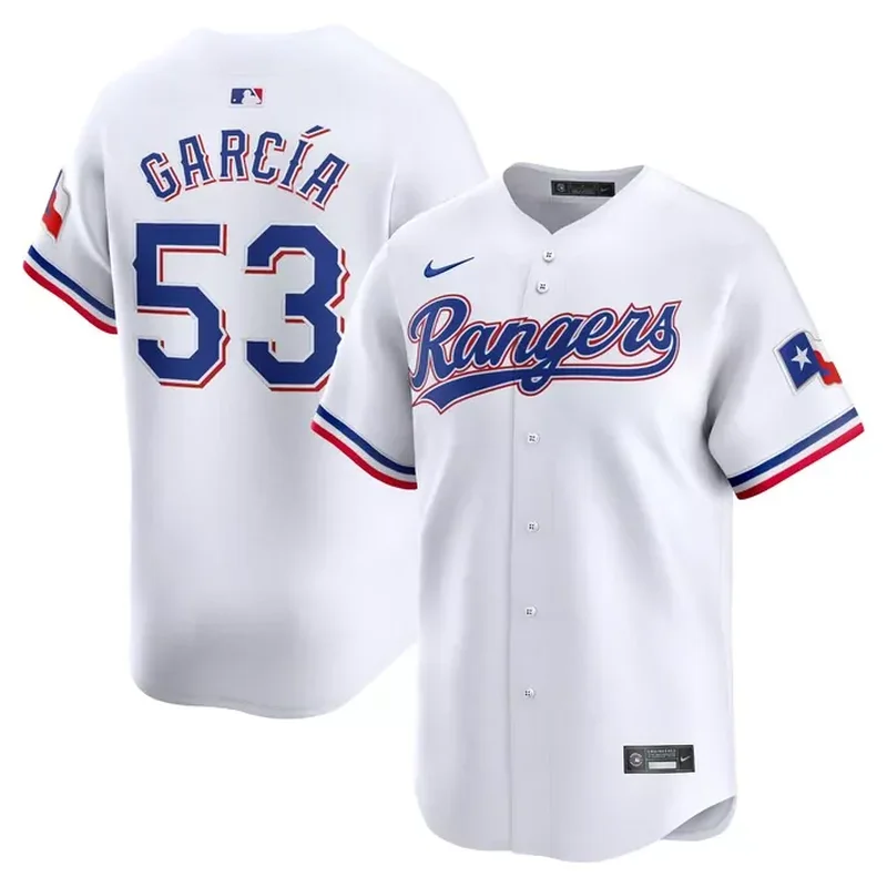 Texas Rangers Alternate Vapor Premier Elite Patch Jersey Royal - Image 3