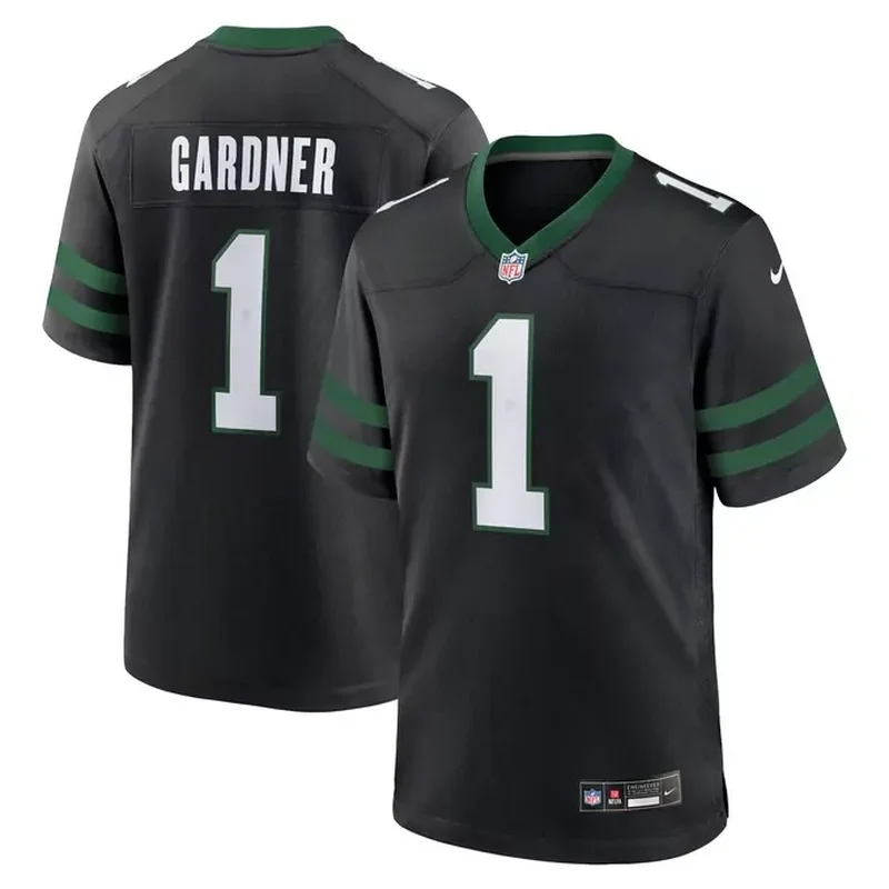 Ahmad Sauce Gardner New York Jets Alternate Game Jersey Legacy Black