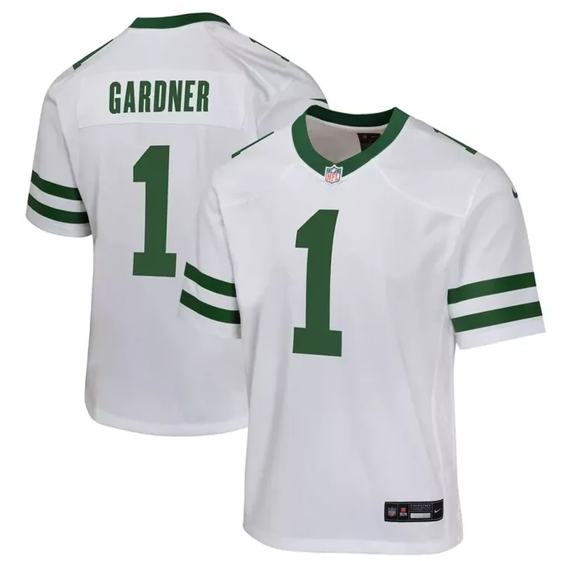 Aaron Rodgers New York Jets Game Jersey White - Image 3