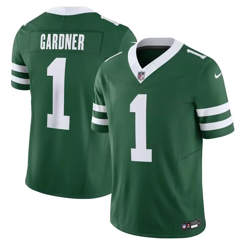 Garrett Wilson New York Jets Vapor Untouchable Jersey Gotham Green - Image 4