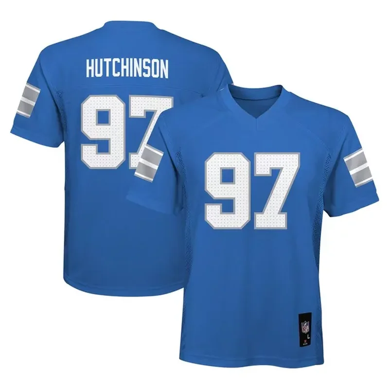 David Montgomery Detroit Lions Womens Alternate Game Jersey Blue - Image 2