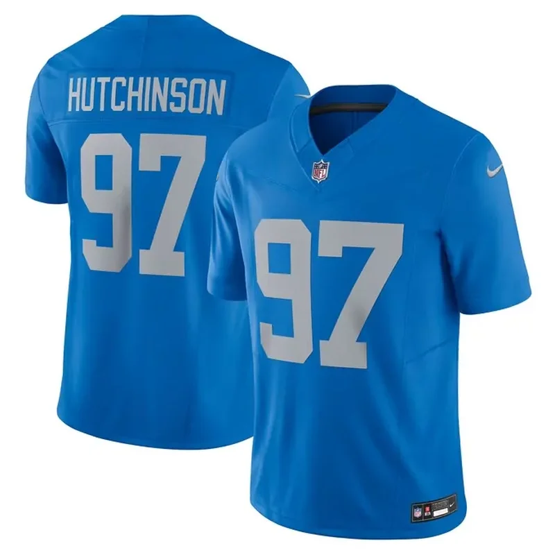 Penei Sewell Detroit Lions Womens Game Jersey Blue - Image 2