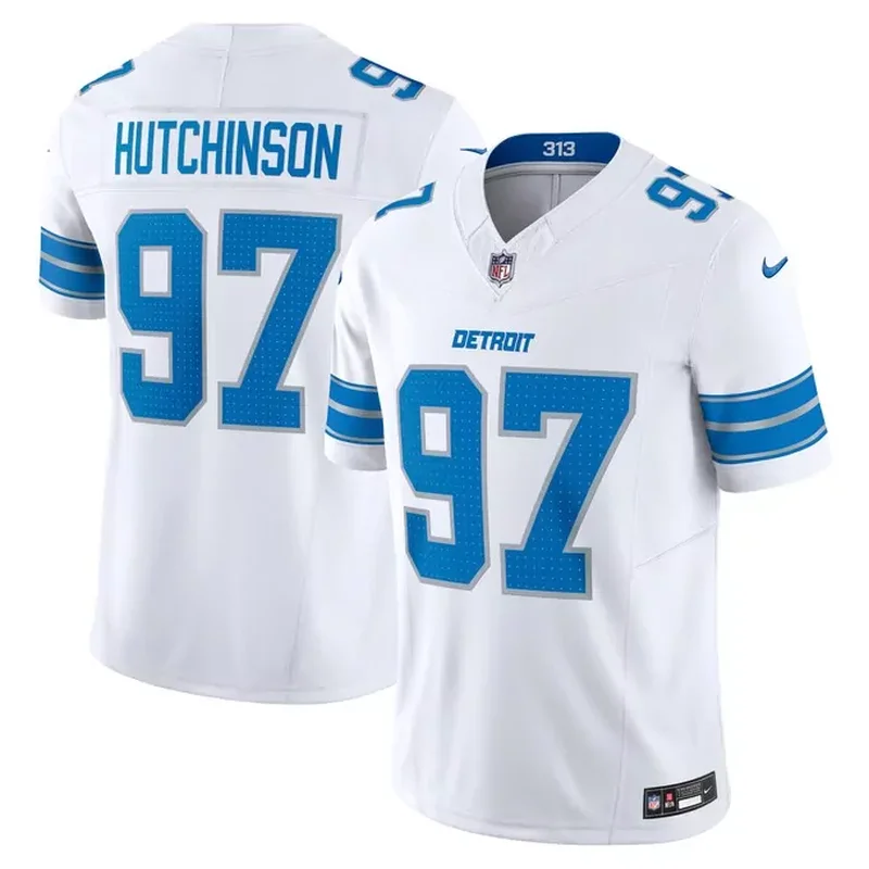 Brian Branch Detroit Lions Game Jersey Blue - Image 2