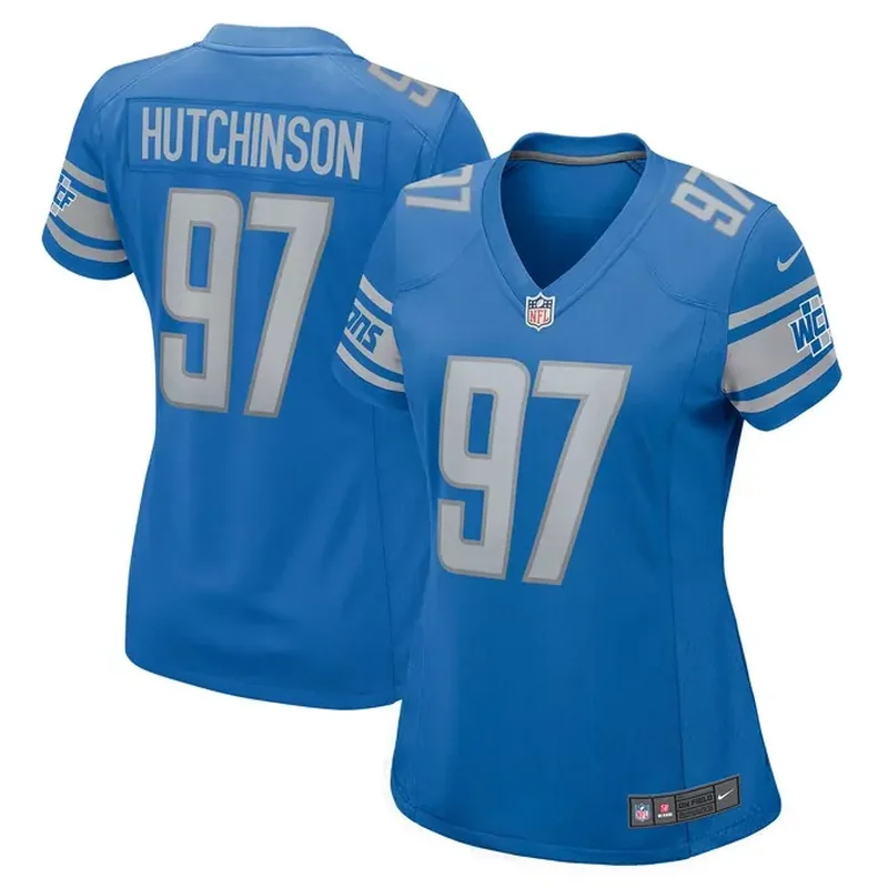 Barry Sanders Detroit Lions 2024 Salute to Service Retired Player Jersey Arctic Camo - Image 5