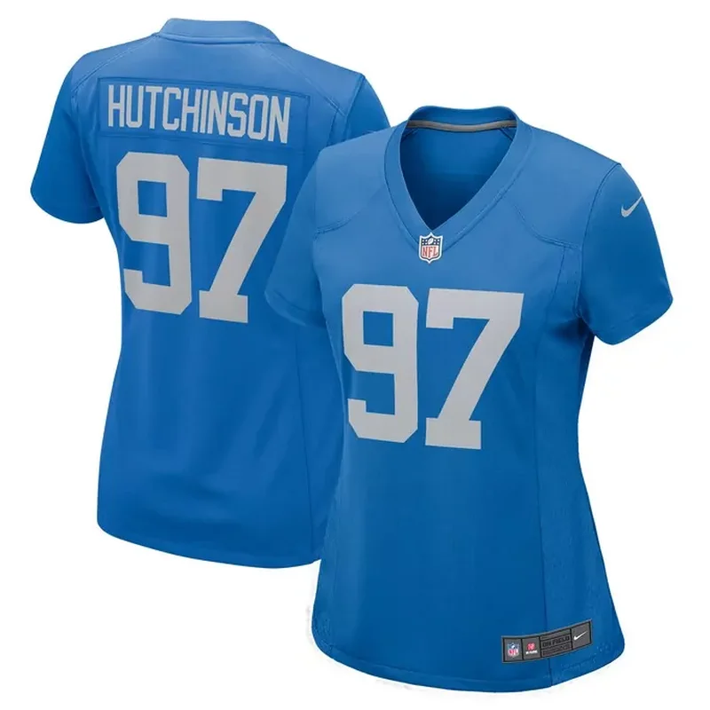 David Montgomery Detroit Lions Player Game Jersey White - Image 3