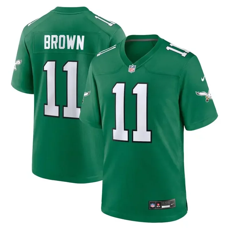 Jalen Hurts Philadelphia Eagles Game Jersey Kelly Green - Image 3