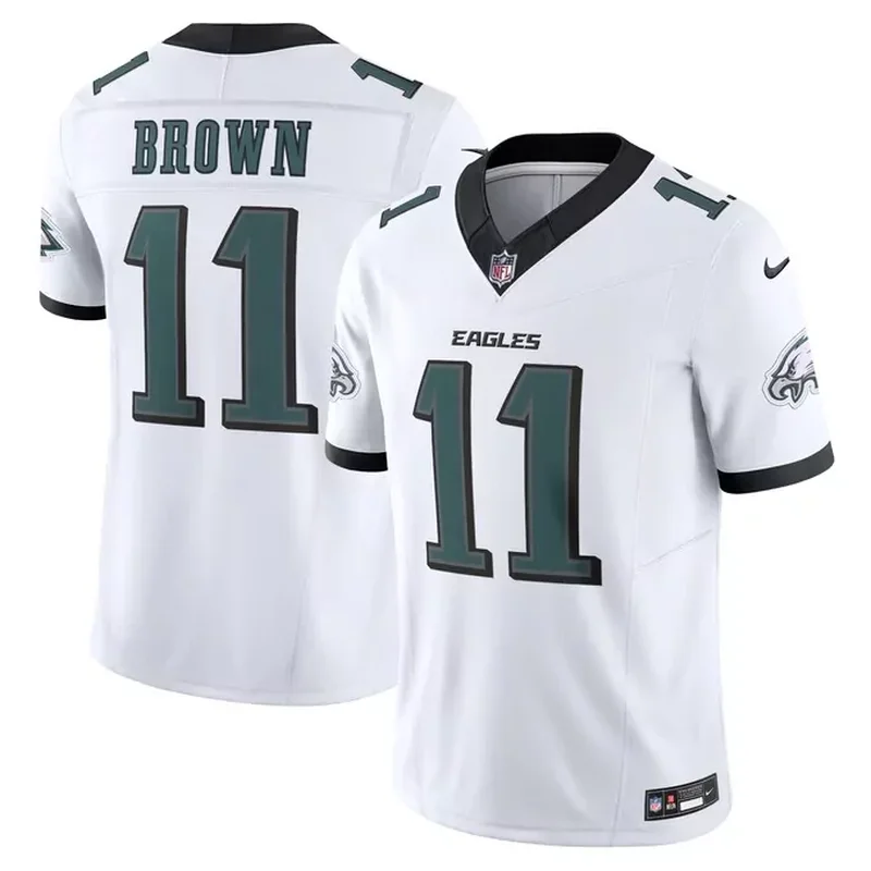 AJ Brown Philadelphia Eagles Vapor Fuse Jersey White