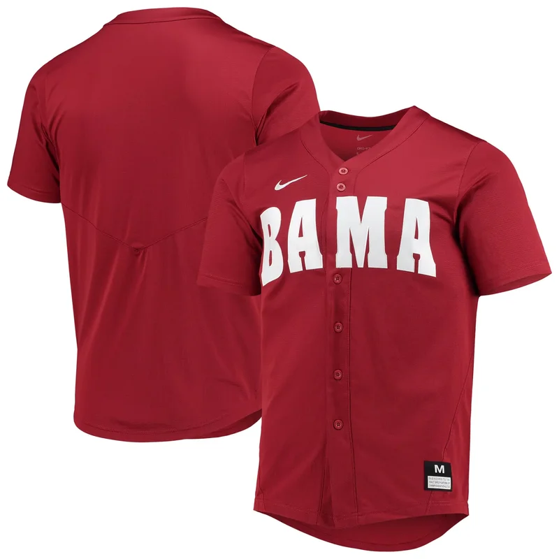 Alabama Crimson Tide Baseball Jersey - Crimson