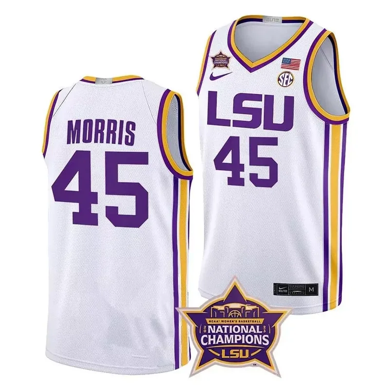 Angel Reese lsu tigers college champions purple 2023 jersey all stitched - Image 4