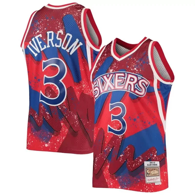 Philadelphia 76ers 2020/21 Custom Jersey Icon Edition Royal - Image 2