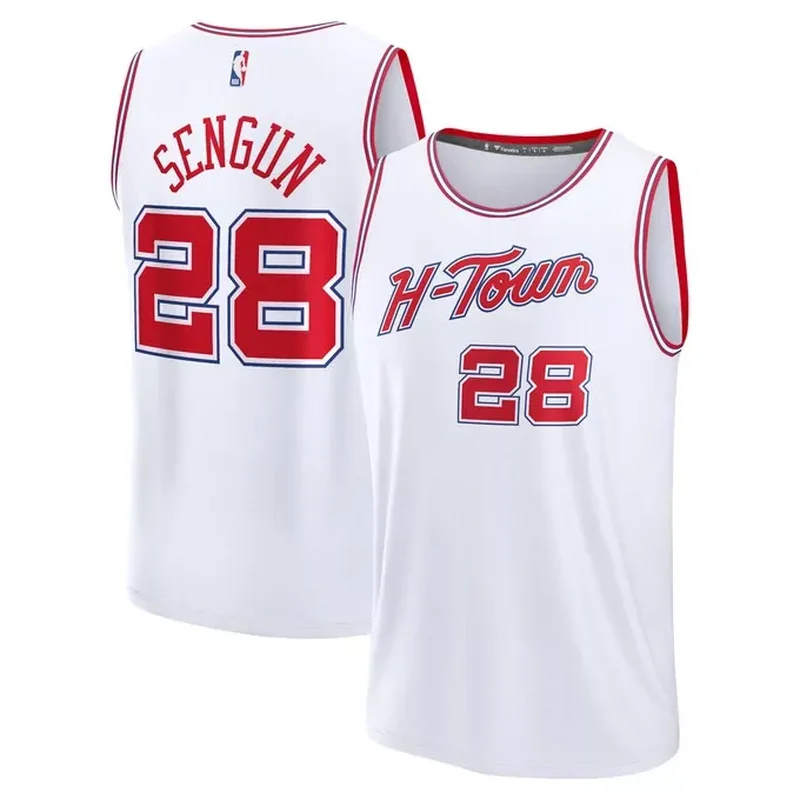 Alperen Sengun Houston Rockets Fast Break Jersey White City Edition