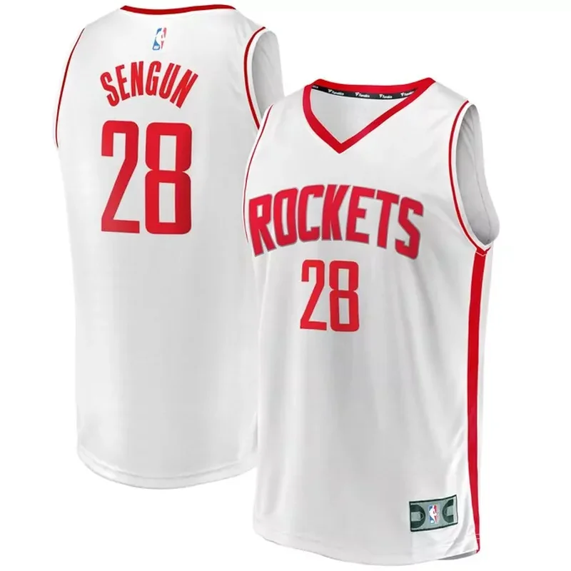 Houston Rockets 2020/21 Custom Jersey Association Edition White - Image 5