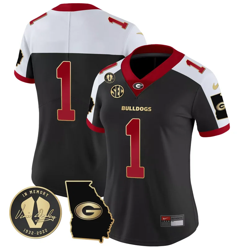 Alternate georgia bulldogs 2023 champions Gold custom jersey all stitched - Image 5