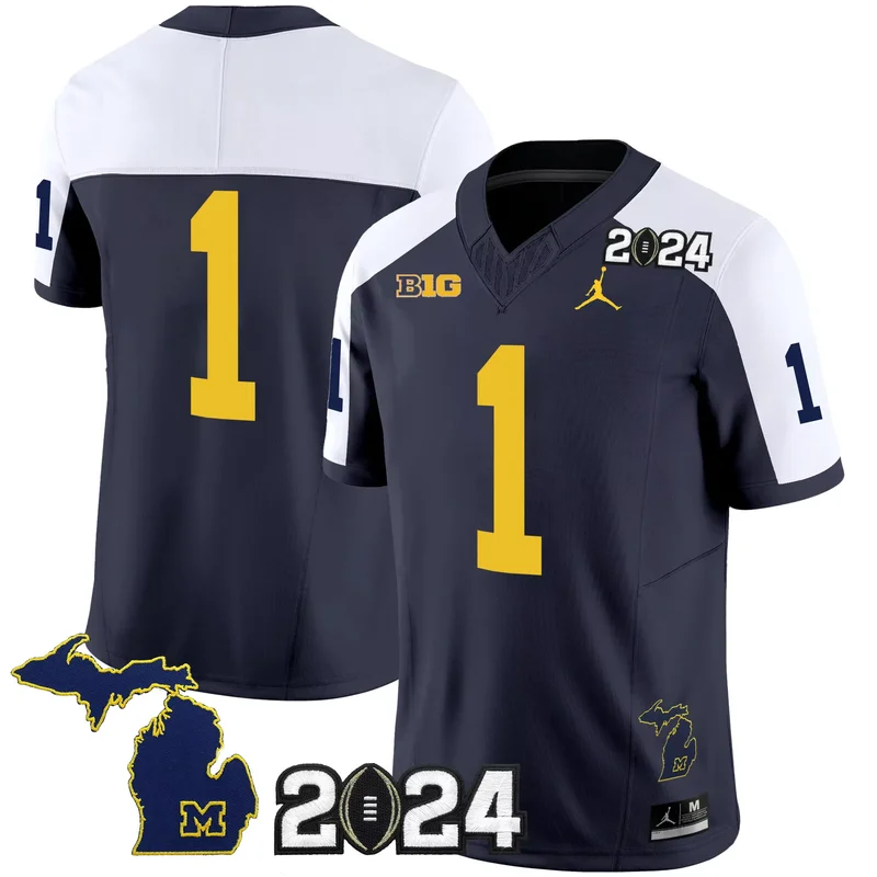 Maize Mike Sainristil michigan wolverines jersey all stitched - Image 5
