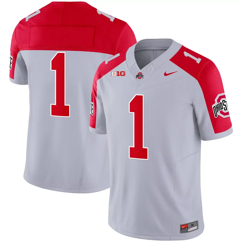 Alternate #1 Team ohio state buckeyes player jersey all stitched