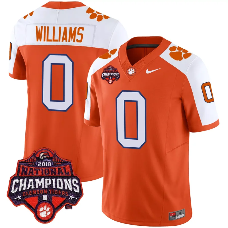 Inverted Travis Etienne clemson tigers jersey v2 all stitched - Image 2