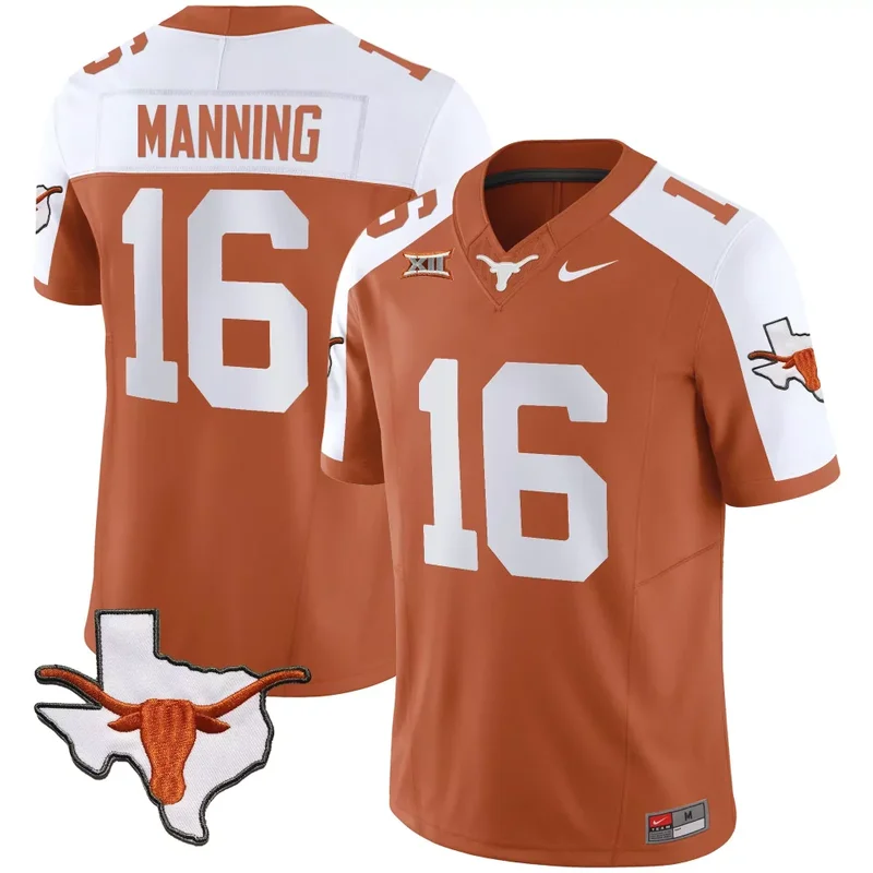 Alternate Arch Manning Texas Longhorns Vapor Limited Jersey All Stitched