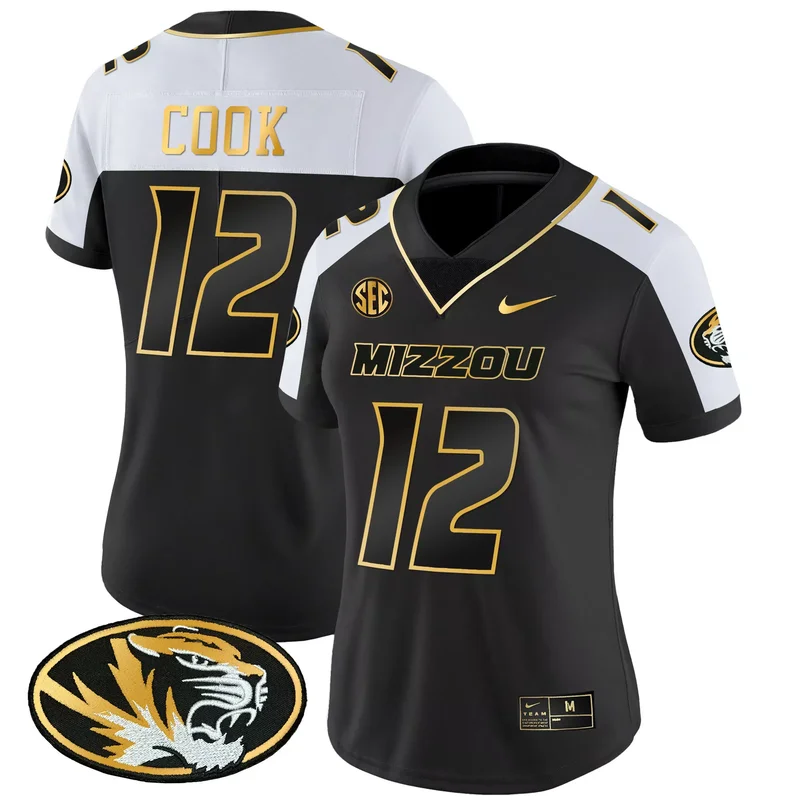 Black Ty'Ron Hopper missouri tigers Gold jersey all stitched - Image 4