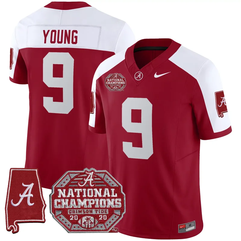 Alternate Bryce Young alabama crimson tide jersey all stitched