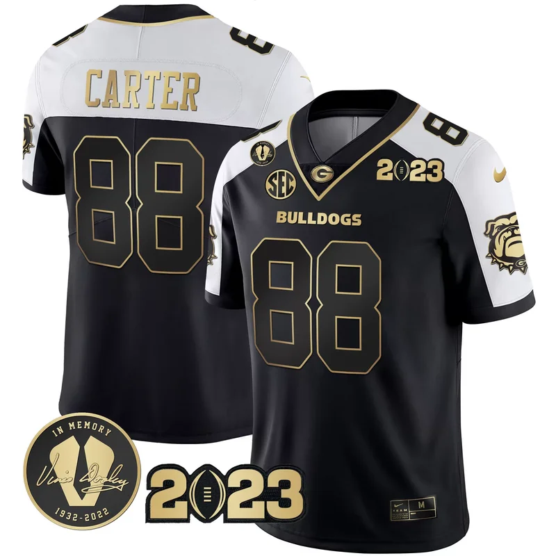 Alternate Jalen Carter georgia bulldogs 2023 champions jersey all stitched