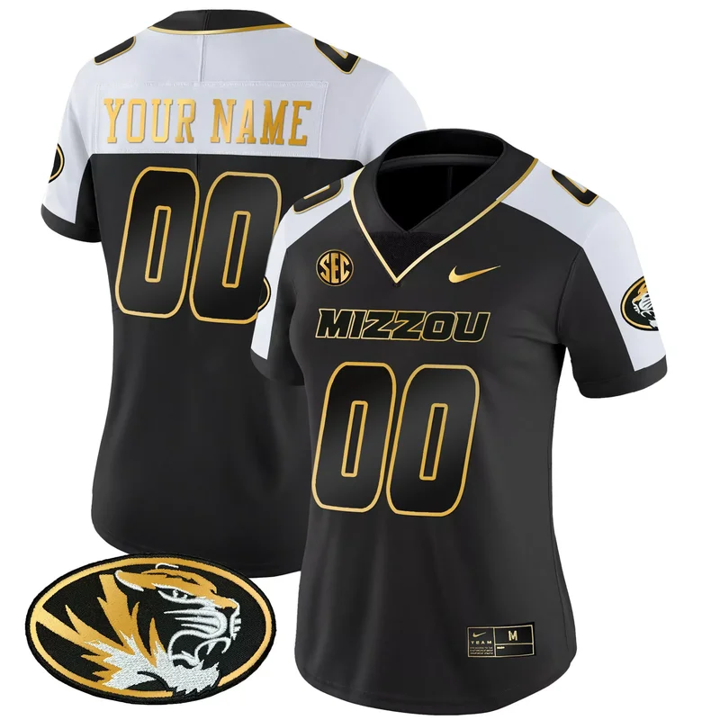 Black Gold Nick Bolton missouri tigers Gold jersey all stitched - Image 5