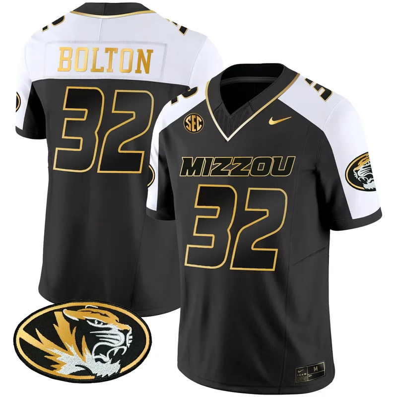 Gold Alternate Nick Bolton missouri tigers jersey all stitched - Image 2