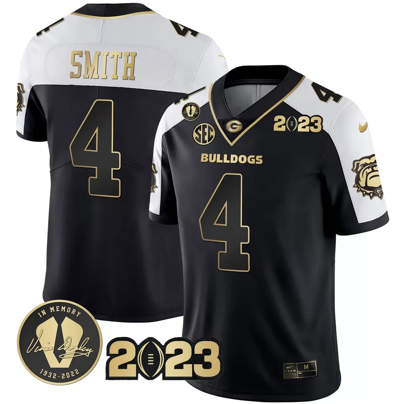 Alternate Nolan Smith georgia bulldogs 2023 champions jersey all stitched