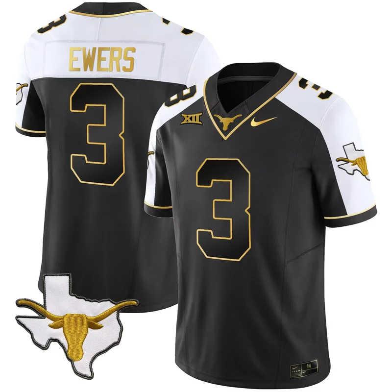 Inverted Bijan Robinson texas longhorns jersey v2 all stitched - Image 3