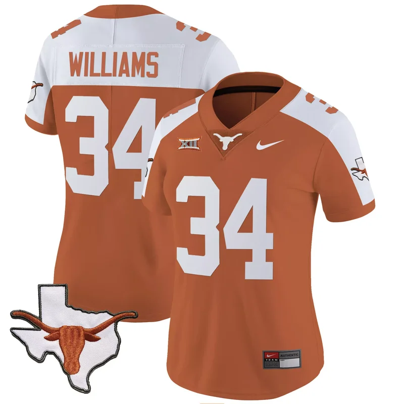 Alternate Ricky Williams texas longhorns jersey all stitched