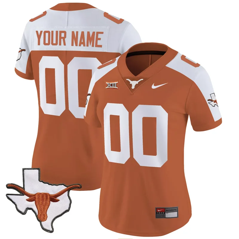Black Xavier Worthy texas longhorns jersey v3 all stitched - Image 2