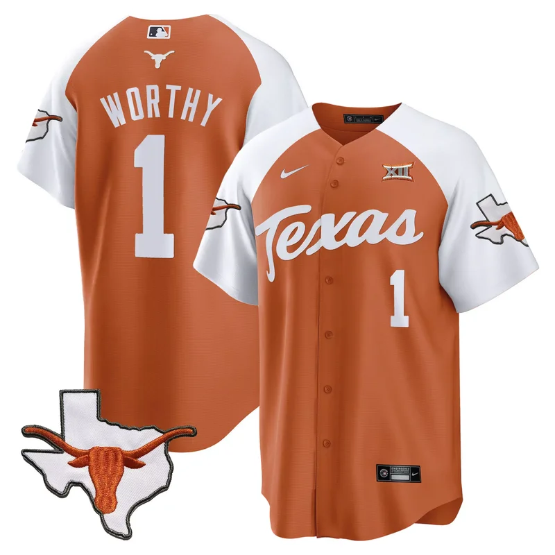 Black Xavier Worthy texas longhorns jersey v3 all stitched - Image 4