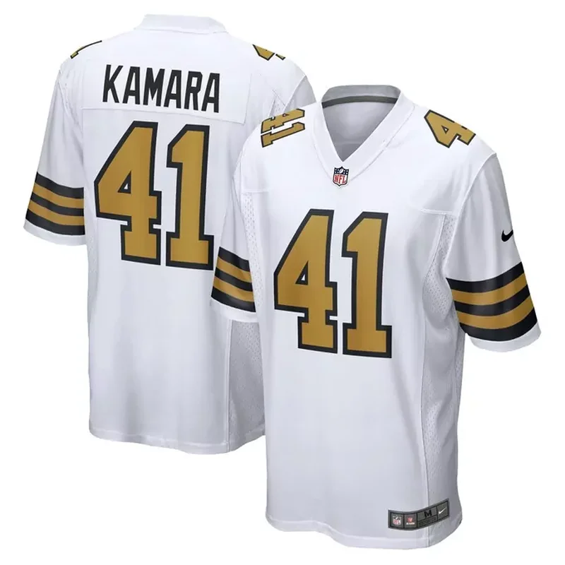 Alvin Kamara New Orleans Saints Alternate Game Jersey White